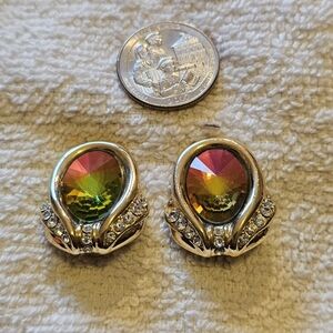 Elegant Multicolor Crystal Earrings